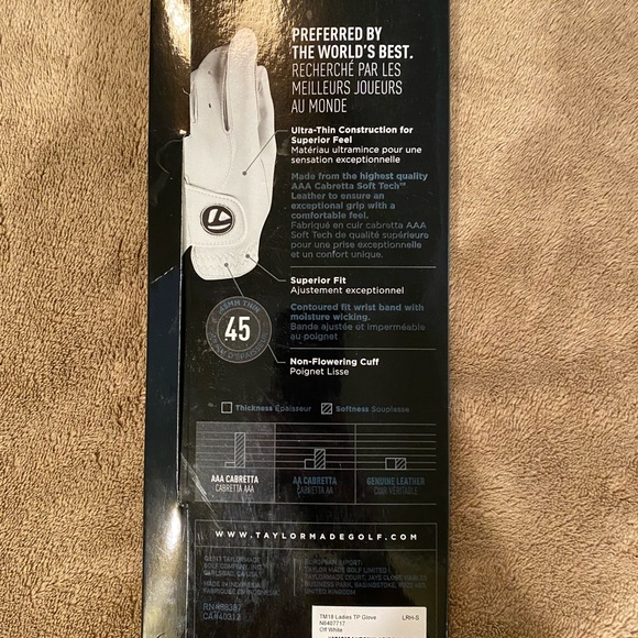 Ladies TaylorMade TP Right Hand, Large Golf Glove Brand New - Picture 3 of 8